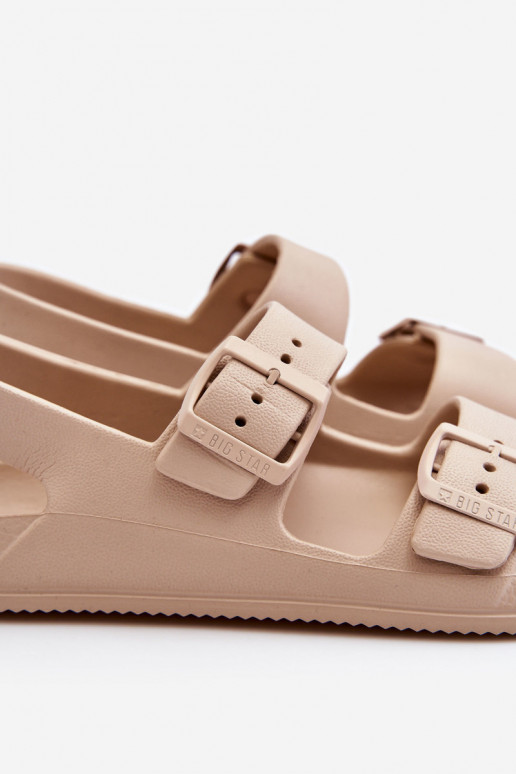 Lengvos basutės Big Star LL274746 smėlio spalvos Lengvos basutės Big Star LL274746 smėlio spalvos