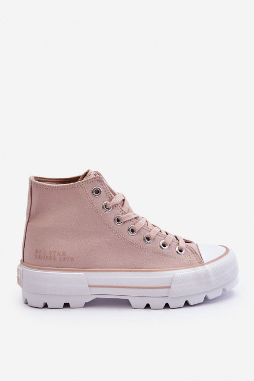 laisvalaikio batai su platforma Big Star LL274157 Nude