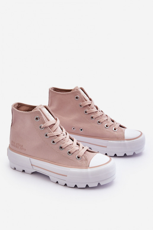 laisvalaikio batai su platforma Big Star LL274157 Nude