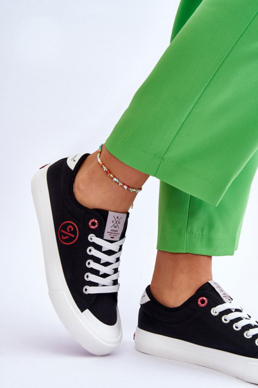 Sportbačiai Cross Jeans LL2R4044 juodos spalvos Sportbačiai Cross Jeans LL2R4044 juodos spalvos