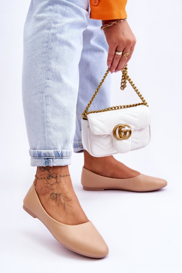 Klasikinio modelio Balerinos smėlio spalvos Stacee 2