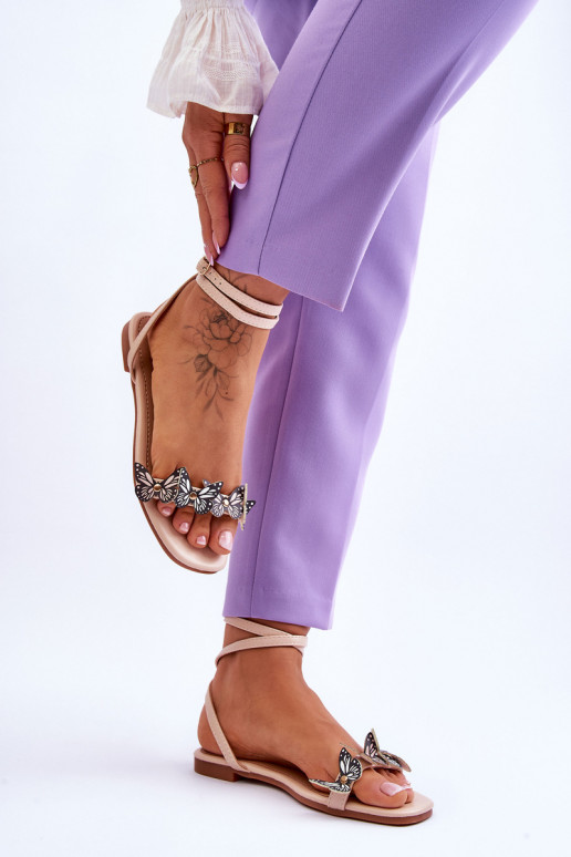 Moteriškos basutės smėlio spalvos Jeane