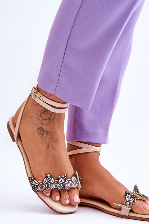 Moteriškos basutės smėlio spalvos Jeane