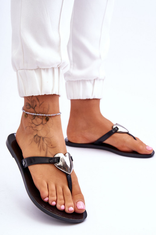 Šlepetės   JJ285031 juodos spalvos