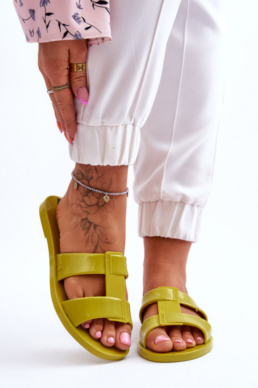 Šlepetės  JJ285261 žalios spalvos Šlepetės  JJ285261 žalios spalvos