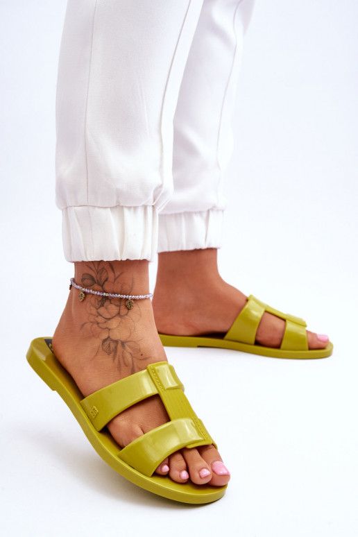 Šlepetės  JJ285261 žalios spalvos Šlepetės  JJ285261 žalios spalvos