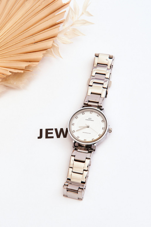 Moteriškas Laikrodis Giorgio&Dario sidabro spalvos Moteriškas Laikrodis Giorgio&Dario sidabro spalvos