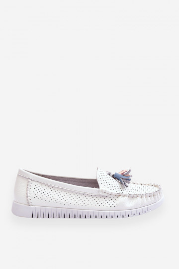 su aužūro elementais Mokasinai baltos spalvos Lanzarot 2