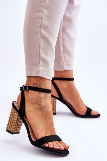 Zomšinės basutės  juodos spalvos Selila 2