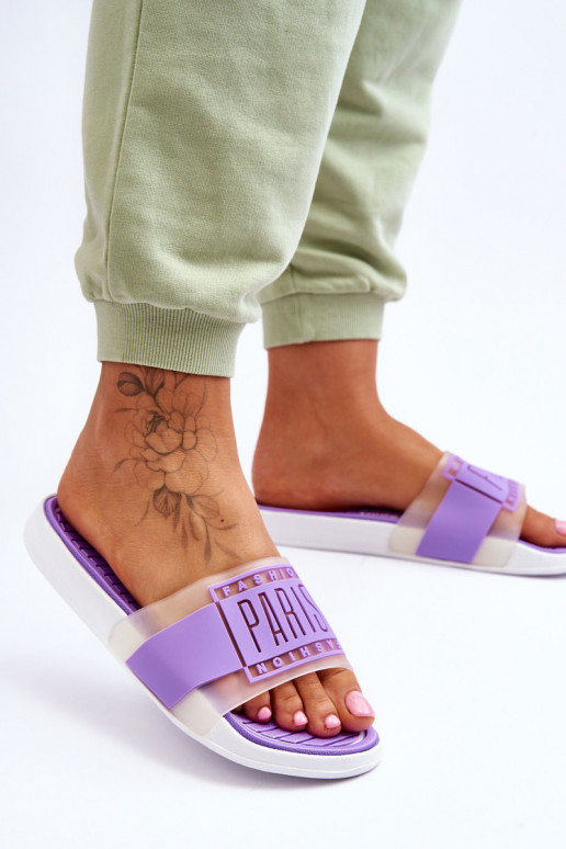 Sportinio stiliaus Šlepetės Violetinės spalvos Sunrise Sportinio stiliaus Šlepetės Violetinės spalvos Sunrise