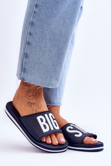 Klasikinio modelio Šlepetės Big Star JJ274A323 tamsiai mėlynos spalvos 2