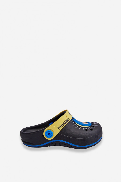 Vaikiškos  crocs stiliaus šlepetės Batman Grendene Kids JJ385005 juodos spalvos