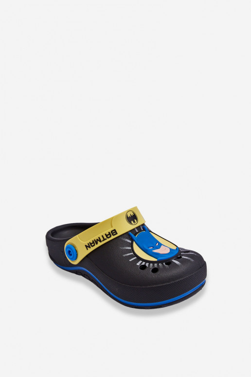 Vaikiškos  crocs stiliaus šlepetės Batman Grendene Kids JJ385005 juodos spalvos