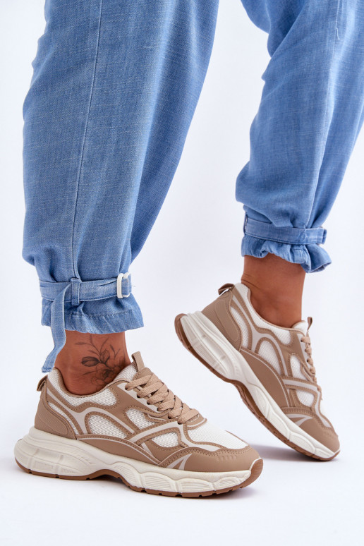 sportiniai bateliai smėlio spalvos Contiro sportiniai bateliai smėlio spalvos Contiro