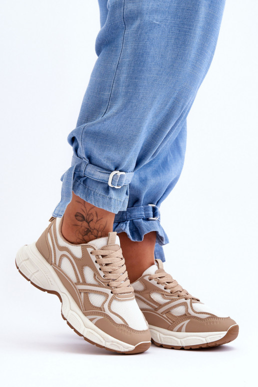 sportiniai bateliai smėlio spalvos Contiro sportiniai bateliai smėlio spalvos Contiro