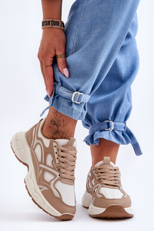 sportiniai bateliai smėlio spalvos Contiro sportiniai bateliai smėlio spalvos Contiro