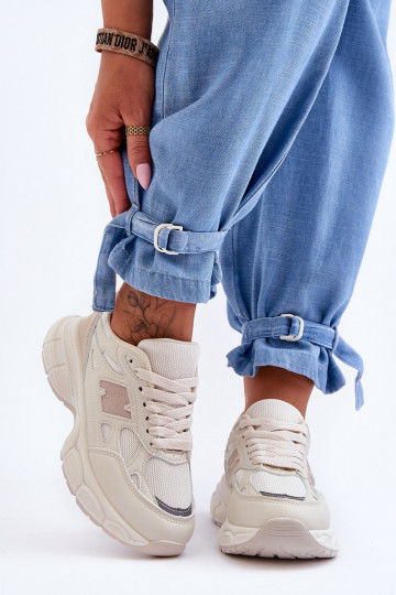 sportiniai bateliai su tinkleliu smėlio spalvos Venice 2