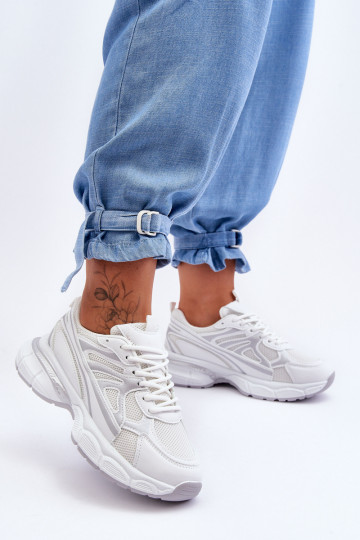 sportiniai bateliai su raišteliais baltos spalvos Emare 2