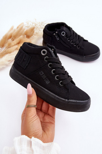 Vaikiški Klasikinio modelio laisvalaikio batai su auliuku Big Star LL374001 juodos spalvos 2