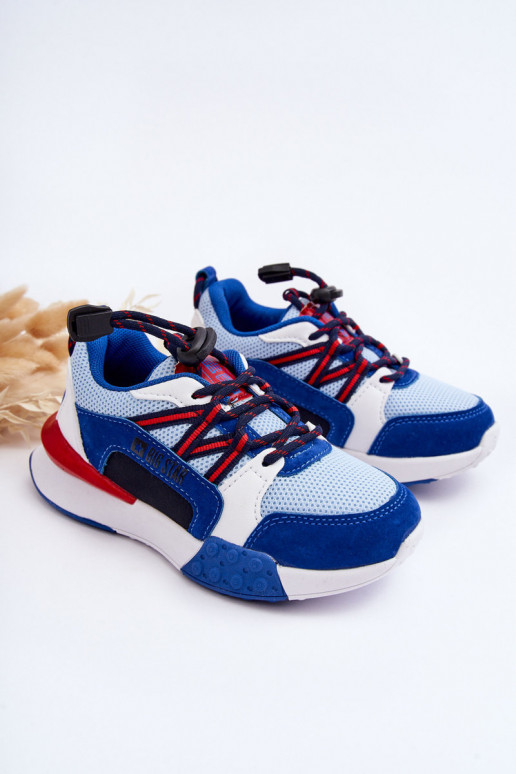 Vaikiški sportiniai bateliai Memory Foam System Big Star LL374220 mėlynos spalvos Vaikiški sportiniai bateliai Memory Foam System Big Star LL374220 mėlynos spalvos