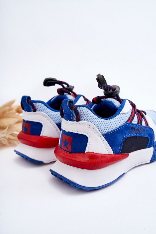 Vaikiški sportiniai bateliai Memory Foam System Big Star LL374220 mėlynos spalvos Vaikiški sportiniai bateliai Memory Foam System Big Star LL374220 mėlynos spalvos