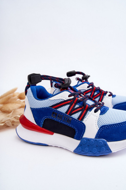 Vaikiški sportiniai bateliai Memory Foam System Big Star LL374220 mėlynos spalvos Vaikiški sportiniai bateliai Memory Foam System Big Star LL374220 mėlynos spalvos