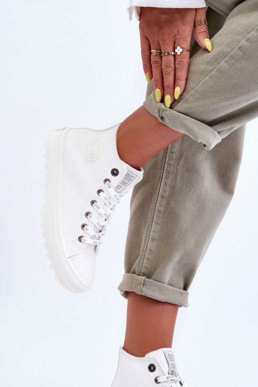 Laisvalaikio bateliai Big Star  pašiltinti baltos spalvos GG274108 Laisvalaikio bateliai Big Star  pašiltinti baltos spalvos GG274108