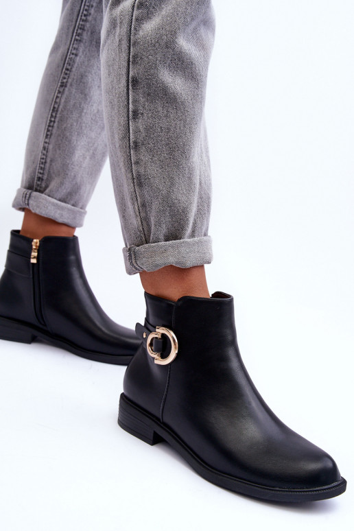 Aulinukai su plačiais kulniukais juodos spalvos Meronei