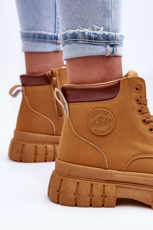 batai   su platforma rudos spalvos Calys batai   su platforma rudos spalvos Calys