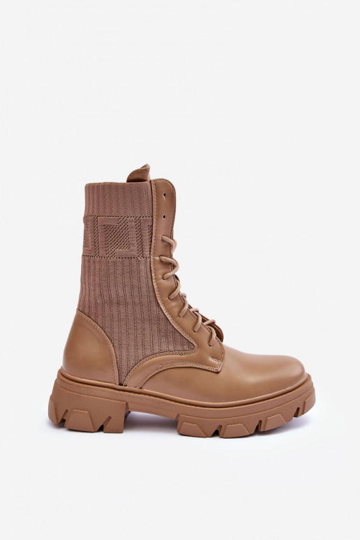 aulinukai su raišteliais smėlio spalvos Marlissa aulinukai su raišteliais smėlio spalvos Marlissa