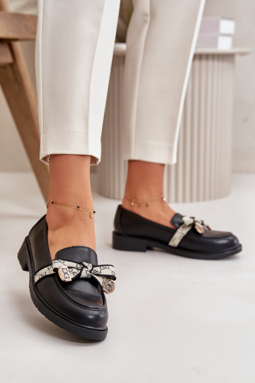 batai Mokasinai juodos spalvos S.Barski HY330