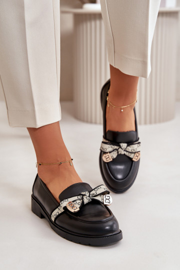 batai Mokasinai juodos spalvos S.Barski HY330 2