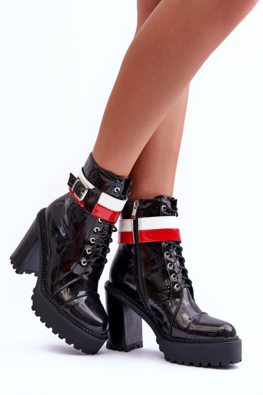 Aulinukai su kulniukais juodos spalvos Adrijana Aulinukai su kulniukais juodos spalvos Adrijana