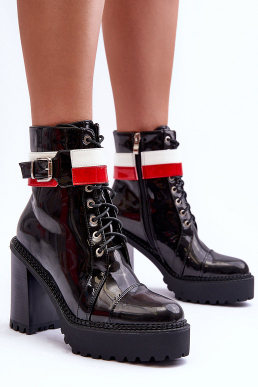 Aulinukai su kulniukais juodos spalvos Adrijana Aulinukai su kulniukais juodos spalvos Adrijana