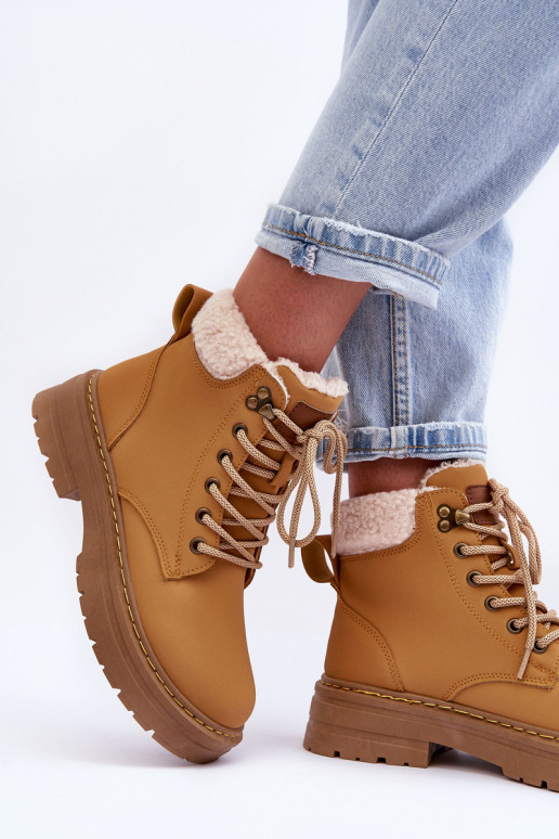 batai   su pašiltinimu rudos spalvos Jette