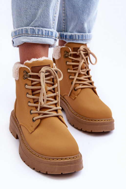 batai   su pašiltinimu rudos spalvos Jette