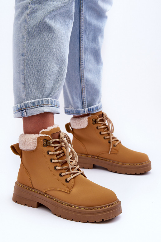 batai   su pašiltinimu rudos spalvos Jette