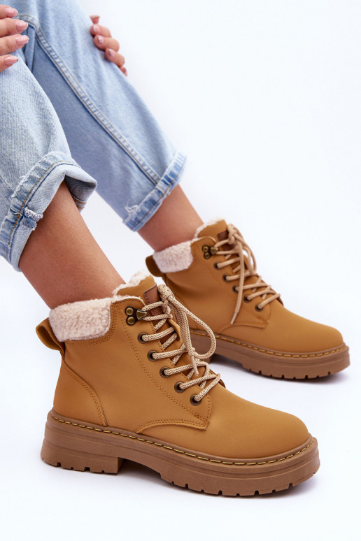 batai   su pašiltinimu rudos spalvos Jette