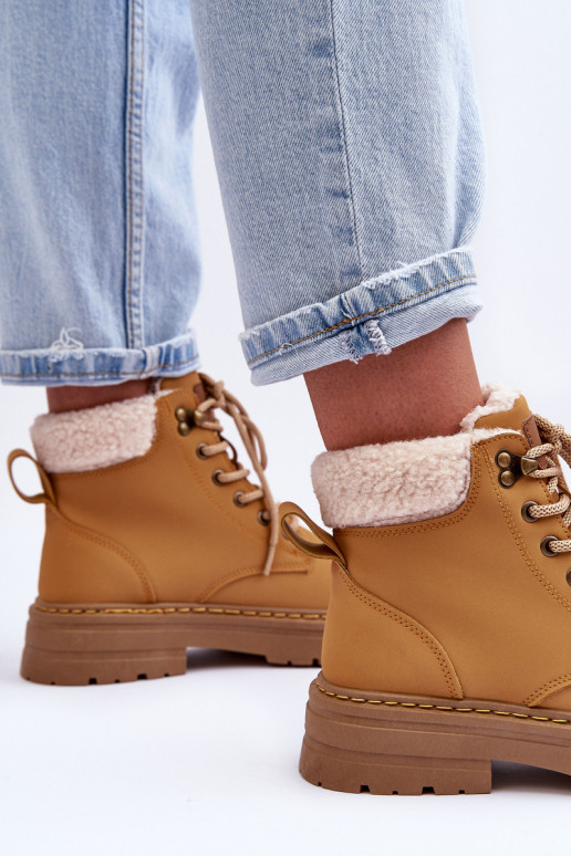 batai   su pašiltinimu rudos spalvos Jette