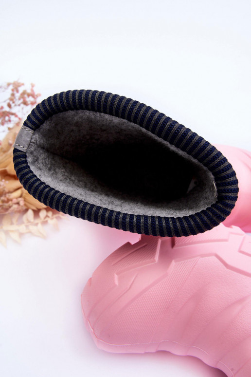 Vaikiški Guminiai batai pašiltinti Befado 162Y307 rožinės spalvos Vaikiški Guminiai batai pašiltinti Befado 162Y307 rožinės spalvos