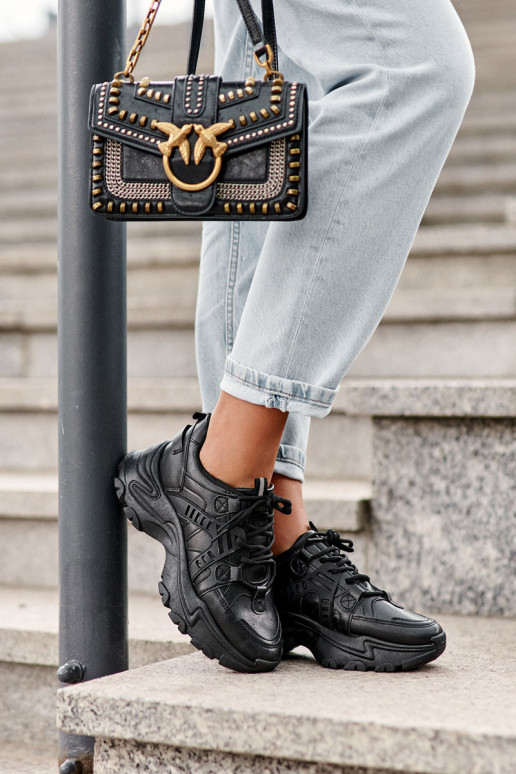 Moteriški sportiniai bateliai, sportbačiai juodos spalvos Toderus