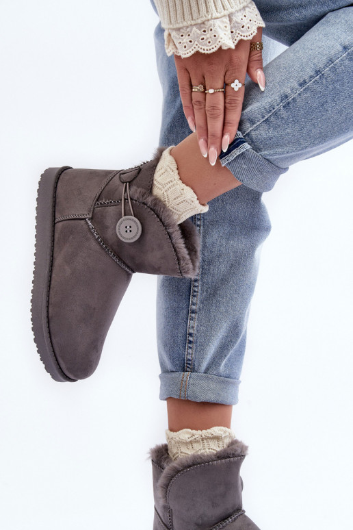 pašiltinti   sniego batai su ornamentais pilkos spalvos Siriol pašiltinti   sniego batai su ornamentais pilkos spalvos Siriol