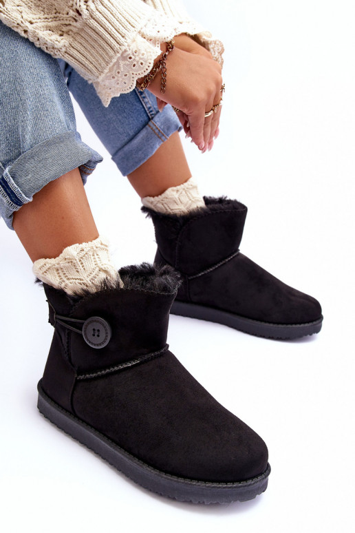 pašiltinti   sniego batai su ornamentais juodos spalvos Siriol pašiltinti   sniego batai su ornamentais juodos spalvos Siriol