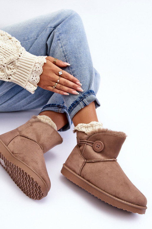 pašiltinti   sniego batai su ornamentais smėlio spalvos Siriol pašiltinti   sniego batai su ornamentais smėlio spalvos Siriol