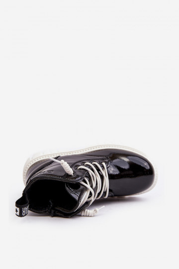 pašiltinti su lako efektu Aulinukai Vaikiški Big Star MM374147 juodos spalvos 2