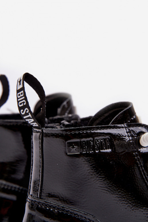 pašiltinti su lako efektu Aulinukai Vaikiški Big Star MM374147 juodos spalvos