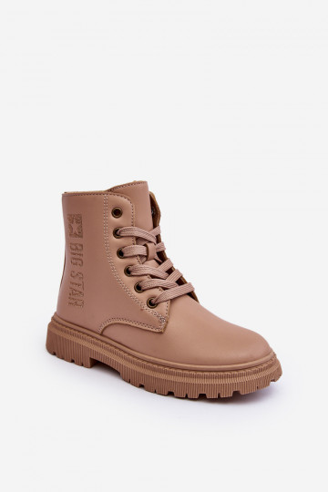 Aulinukai Vaikiški pašiltinti Big Star MM374154 smėlio spalvos