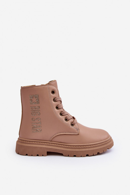 Aulinukai Vaikiški pašiltinti Big Star MM374154 smėlio spalvos