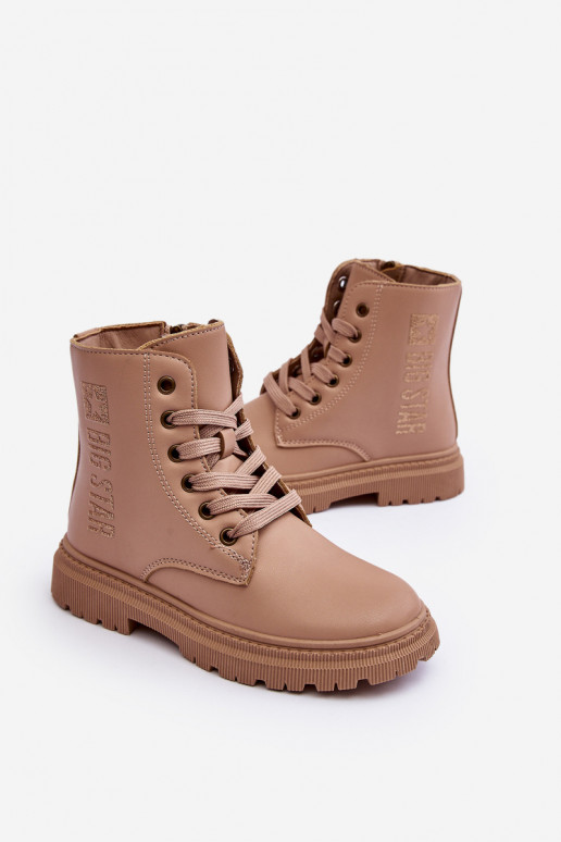 Aulinukai Vaikiški pašiltinti Big Star MM374154 smėlio spalvos