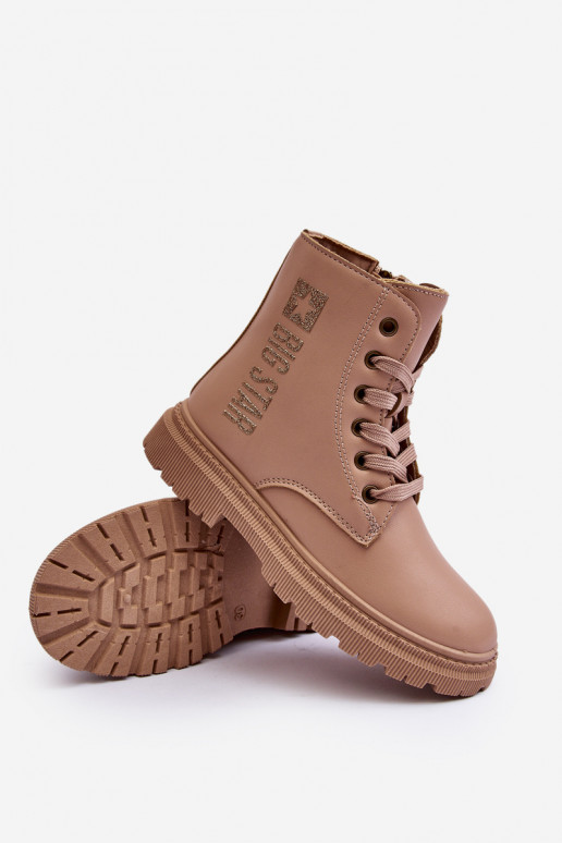 Aulinukai Vaikiški pašiltinti Big Star MM374154 smėlio spalvos